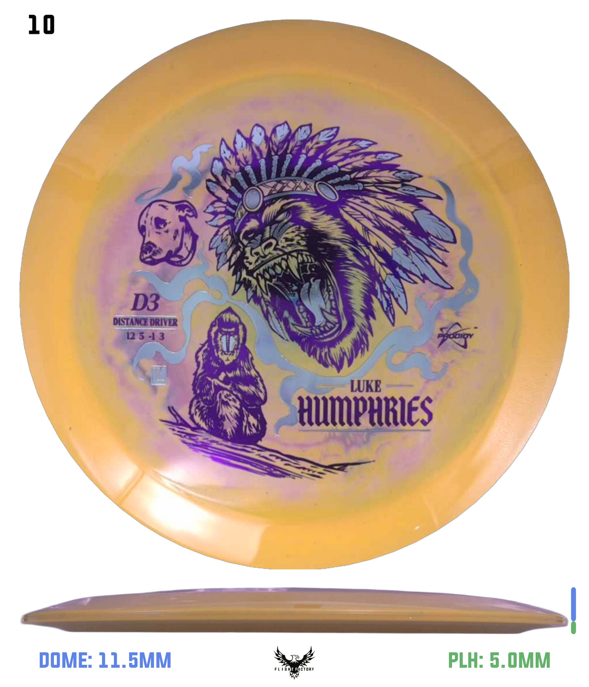 Prodigy D3 500 Spectrum Plastic - Luke Humphries 2026 Signature Series