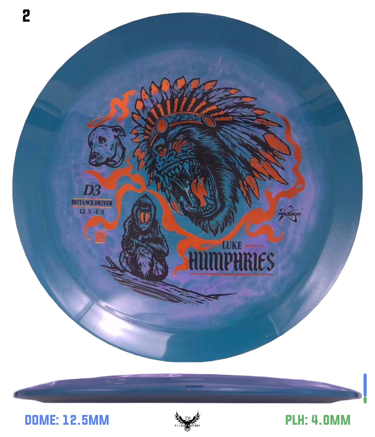 Prodigy D3 500 Spectrum Plastic - Luke Humphries 2026 Signature Series