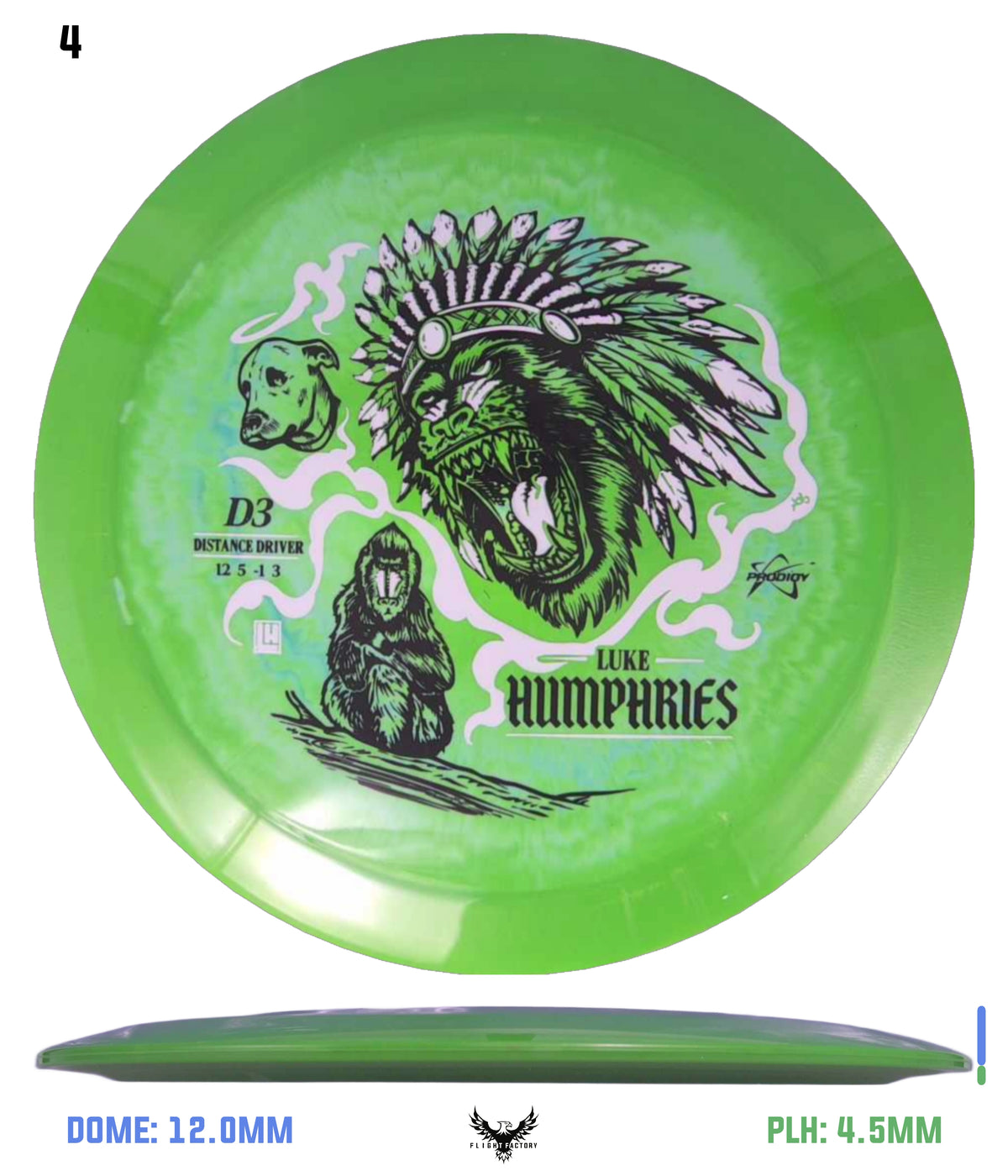 Prodigy D3 500 Spectrum Plastic - Luke Humphries 2026 Signature Series