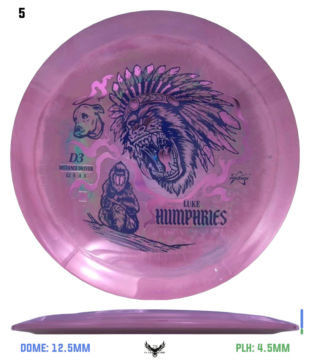 Prodigy D3 500 Spectrum Plastic - Luke Humphries 2026 Signature Series