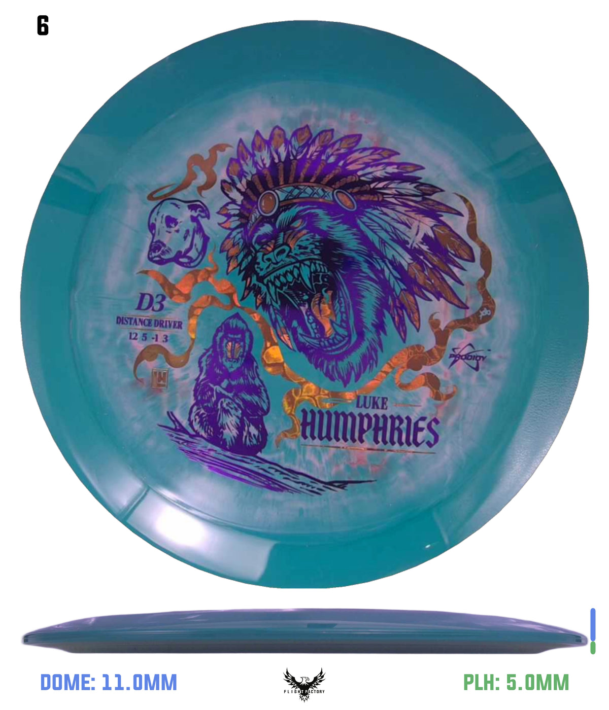 Prodigy D3 500 Spectrum Plastic - Luke Humphries 2026 Signature Series