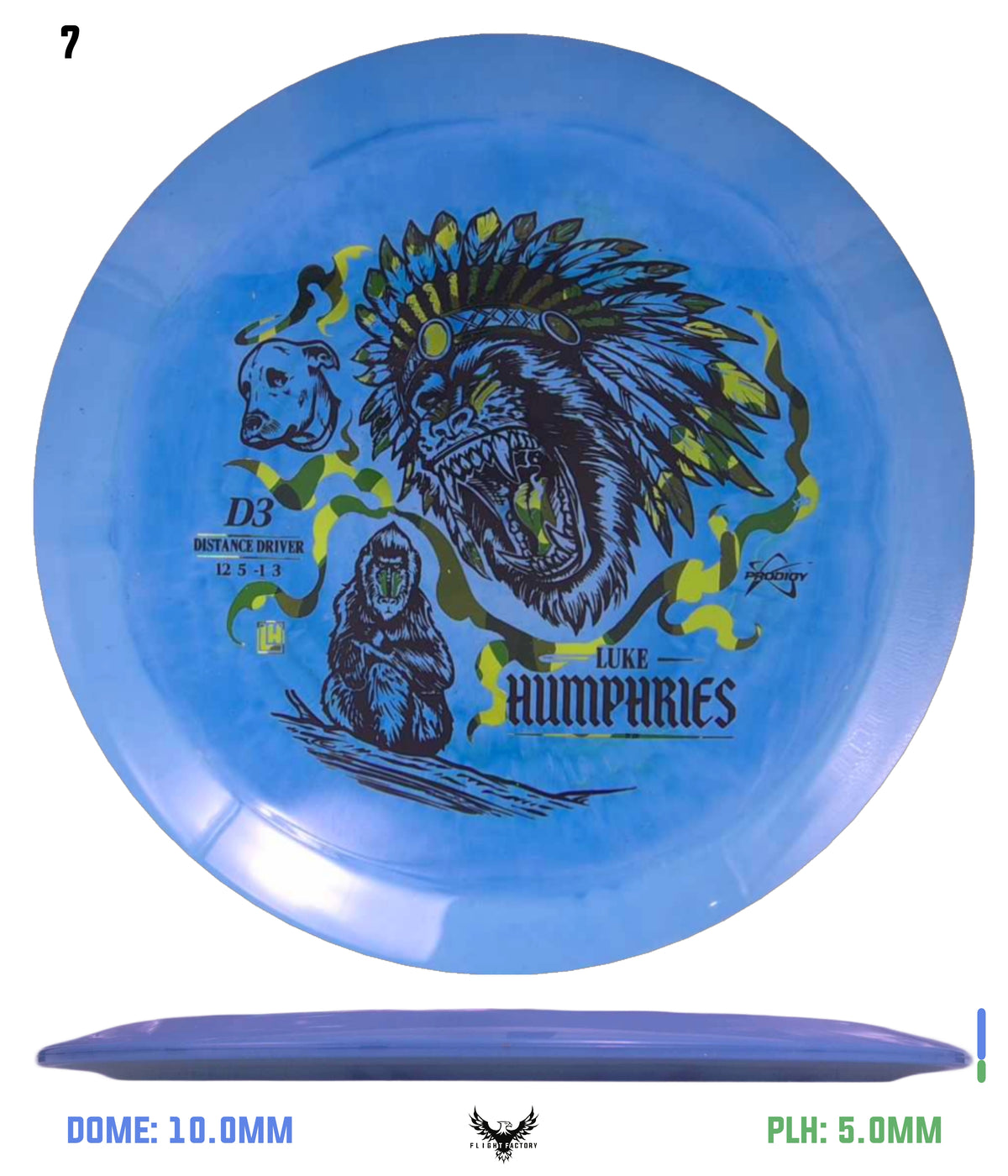 Prodigy D3 500 Spectrum Plastic - Luke Humphries 2026 Signature Series