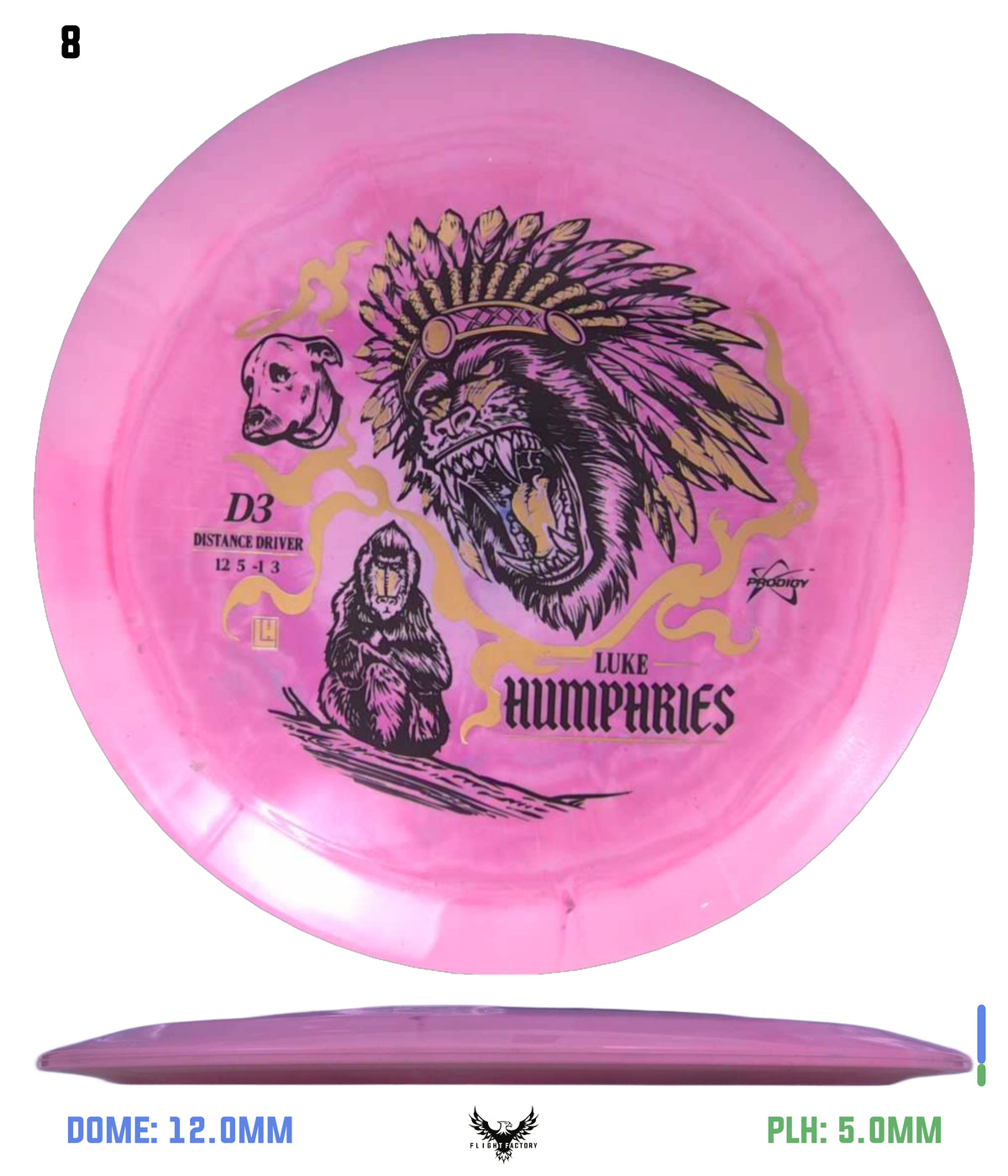 Prodigy D3 500 Spectrum Plastic - Luke Humphries 2026 Signature Series