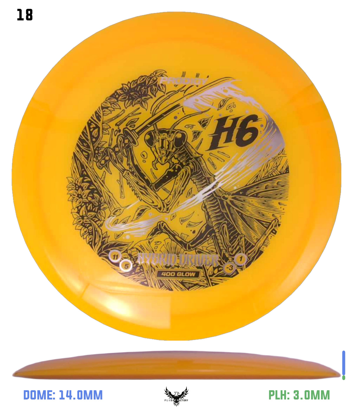 Prodigy 400 Glow H6 - Slasher Mantis