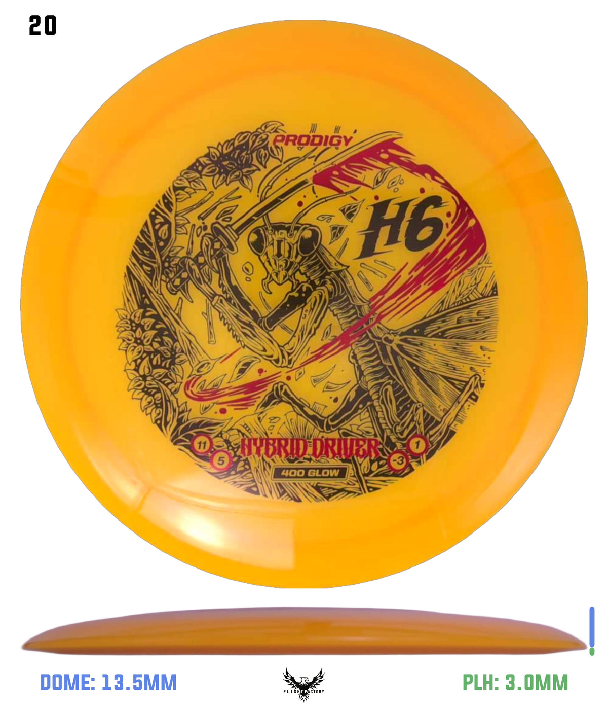 Prodigy 400 Glow H6 - Slasher Mantis
