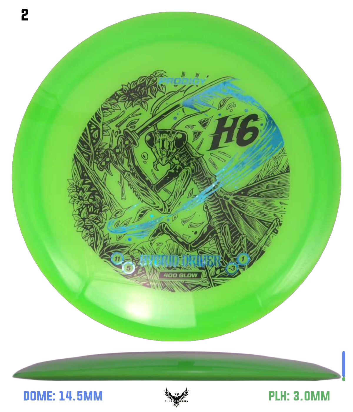 Prodigy 400 Glow H6 - Slasher Mantis