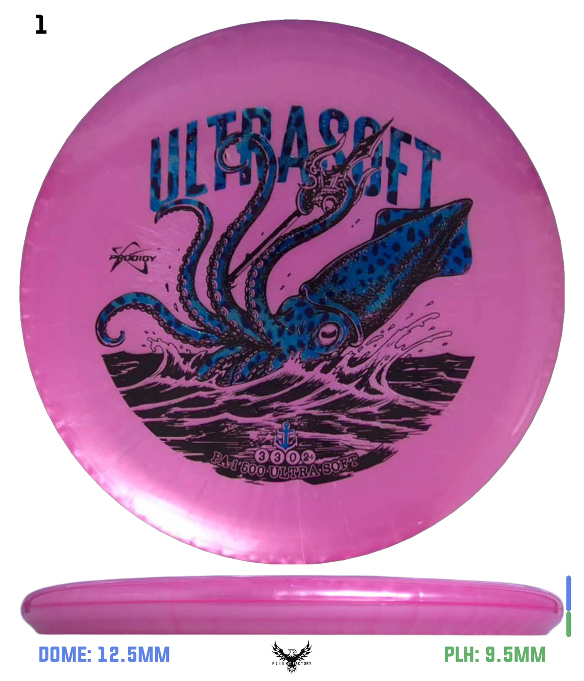 Prodigy PA-1 500 Ultra Soft Plastic - Tidal Tyrant Stamp