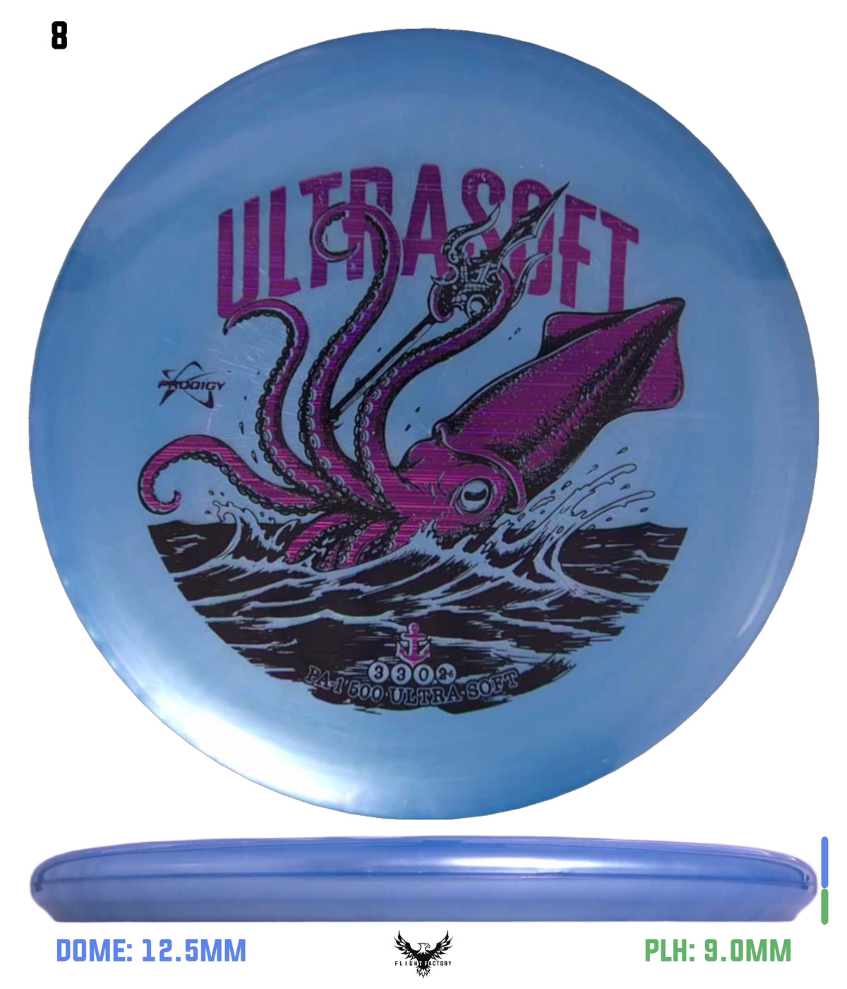 Prodigy PA-1 500 Ultra Soft Plastic - Tidal Tyrant Stamp