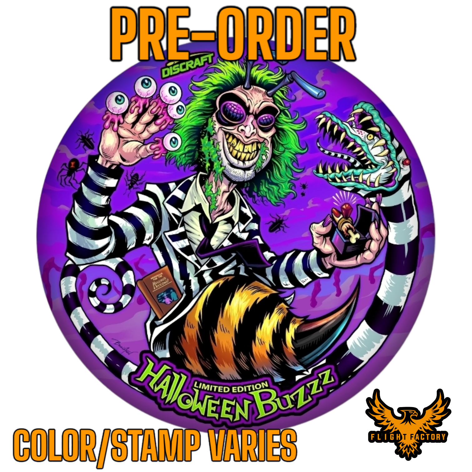 Discraft ESP Supercolor Buzzz - Halloween 2024 - Flight