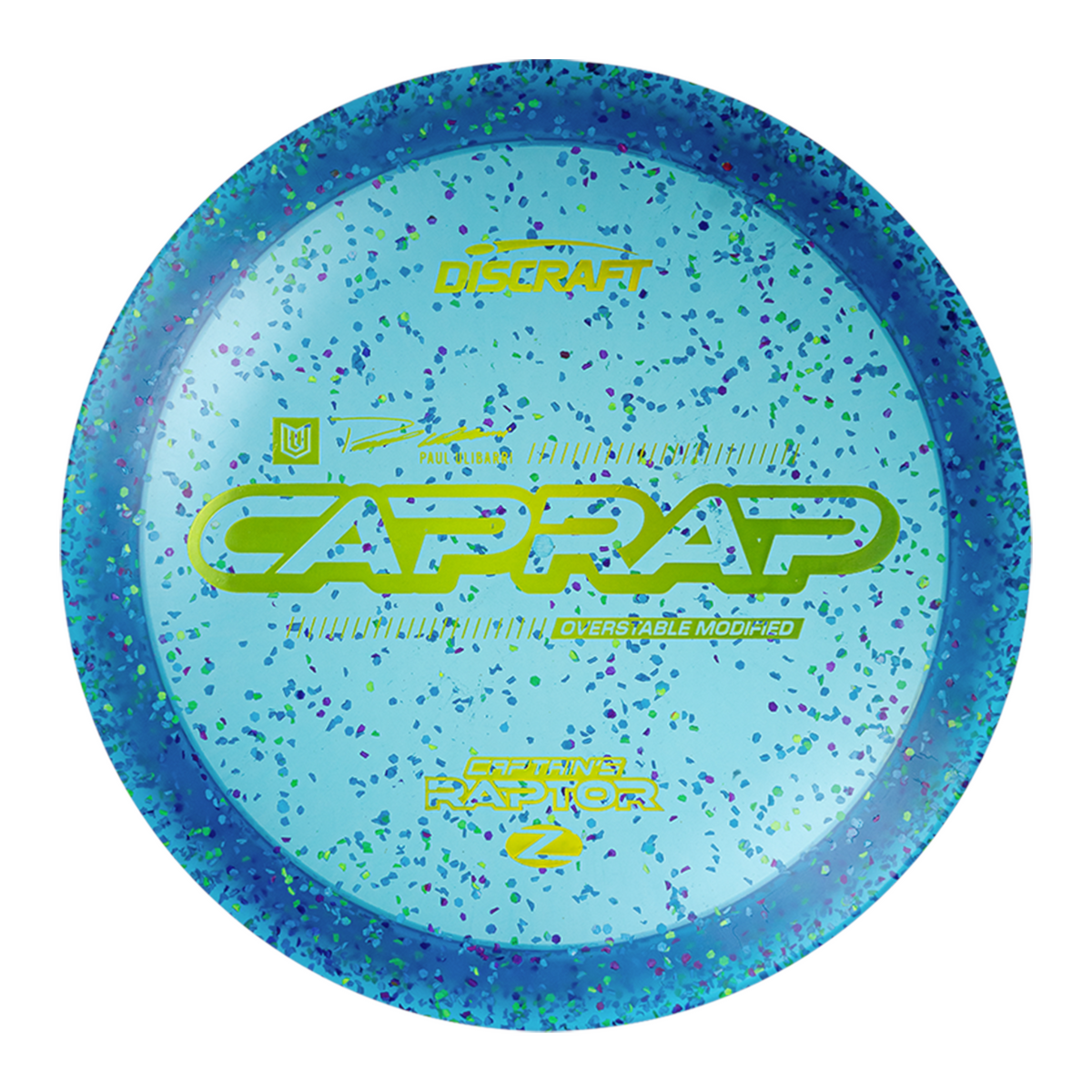 Discraft 2026 Paul Ulibarri Z Confetti Captain’s Raptor (Pre-Order)