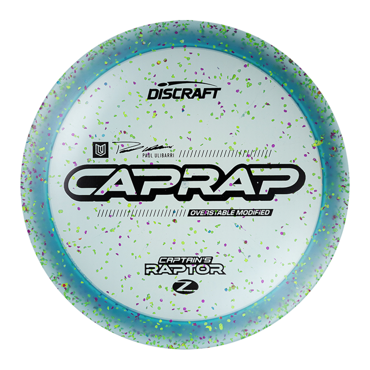 Discraft 2026 Paul Ulibarri Z Confetti Captain’s Raptor (Pre-Order)