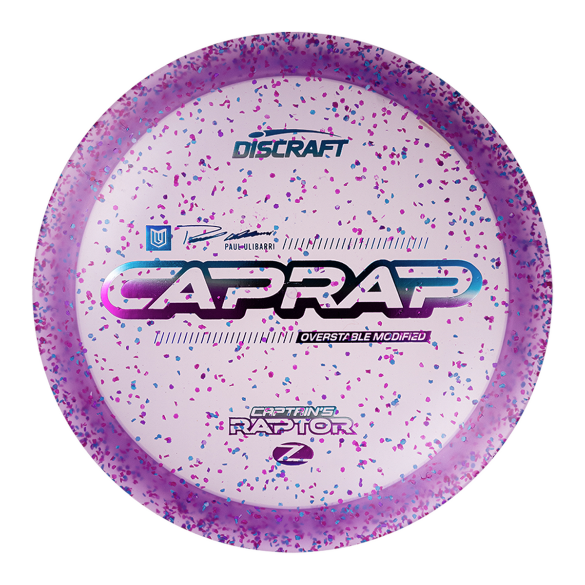 Discraft 2026 Paul Ulibarri Z Confetti Captain’s Raptor (Pre-Order)