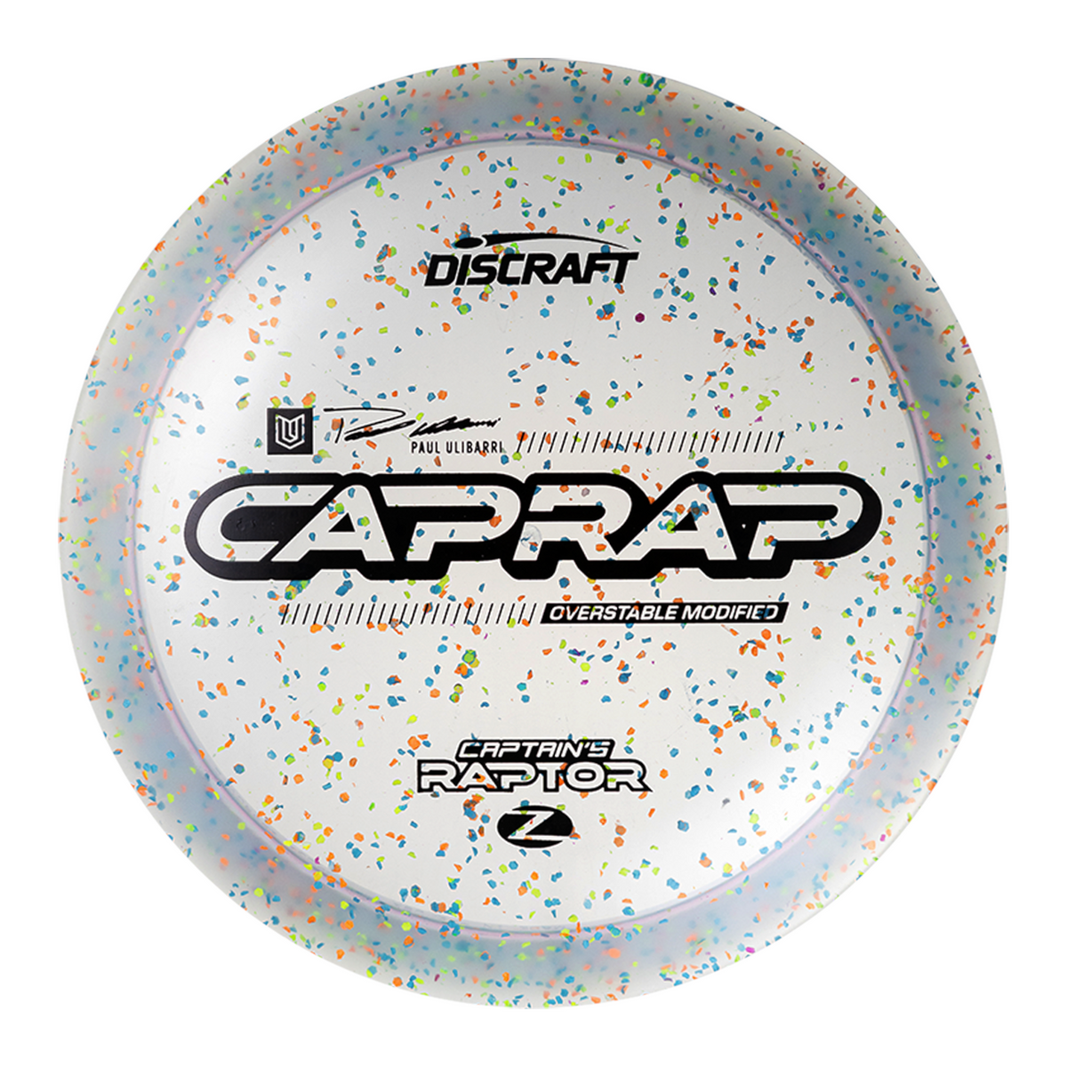 Discraft 2026 Paul Ulibarri Z Confetti Captain’s Raptor (Pre-Order)