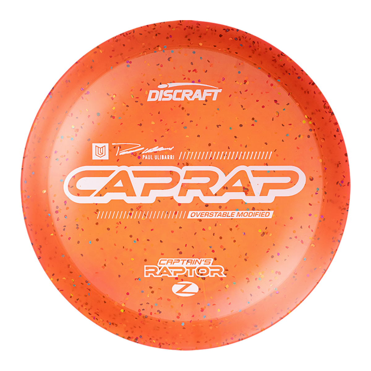 Discraft 2026 Paul Ulibarri Z Confetti Captain’s Raptor (Pre-Order)
