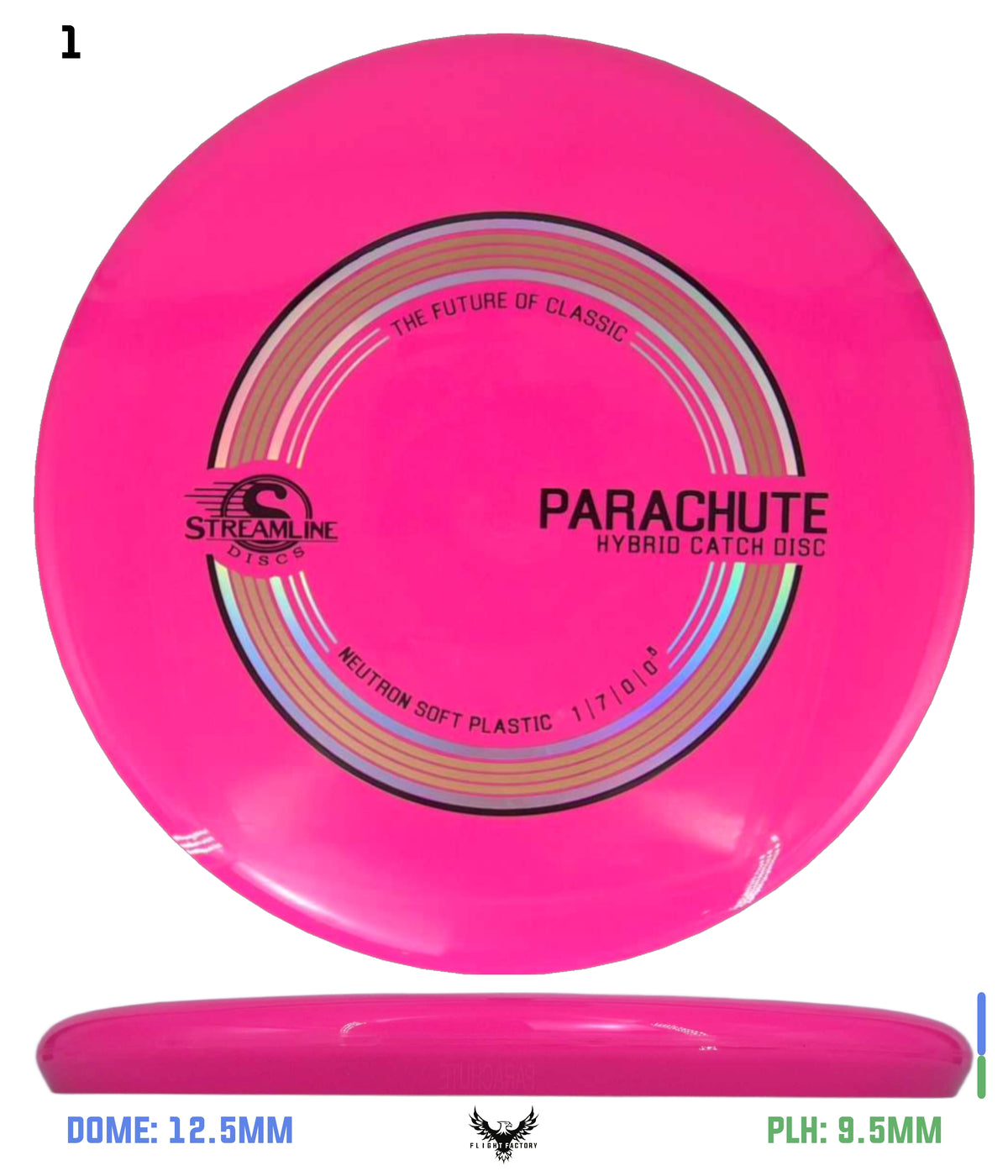 Streamline Neutron Soft Parachute - Stock