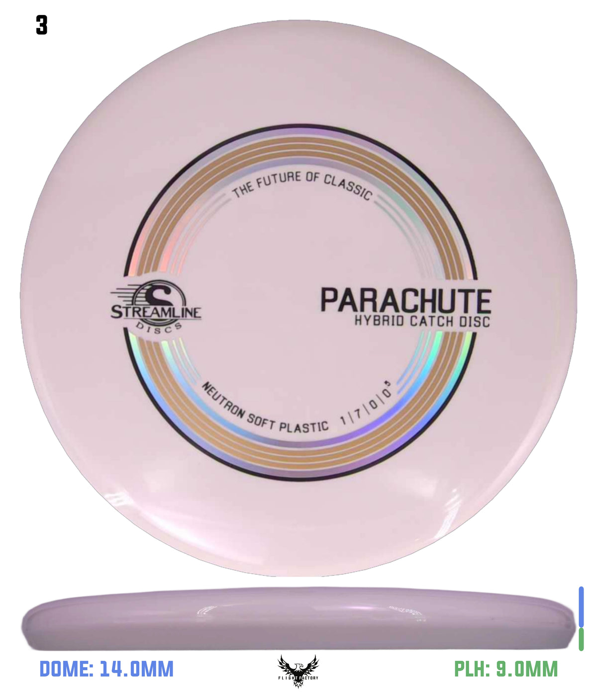 Streamline Neutron Soft Parachute - Stock