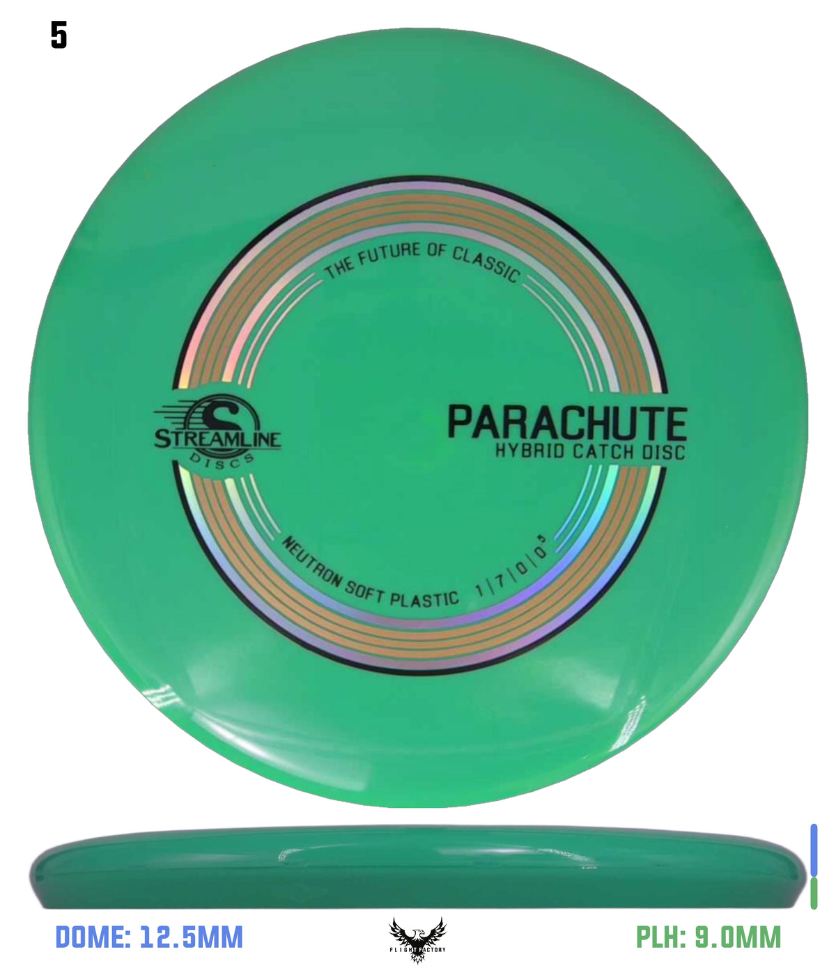 Streamline Neutron Soft Parachute - Stock