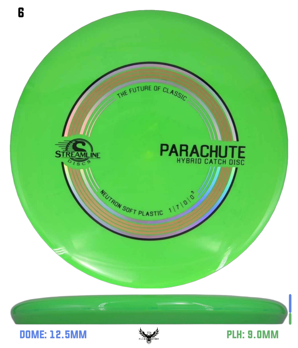 Streamline Neutron Soft Parachute - Stock