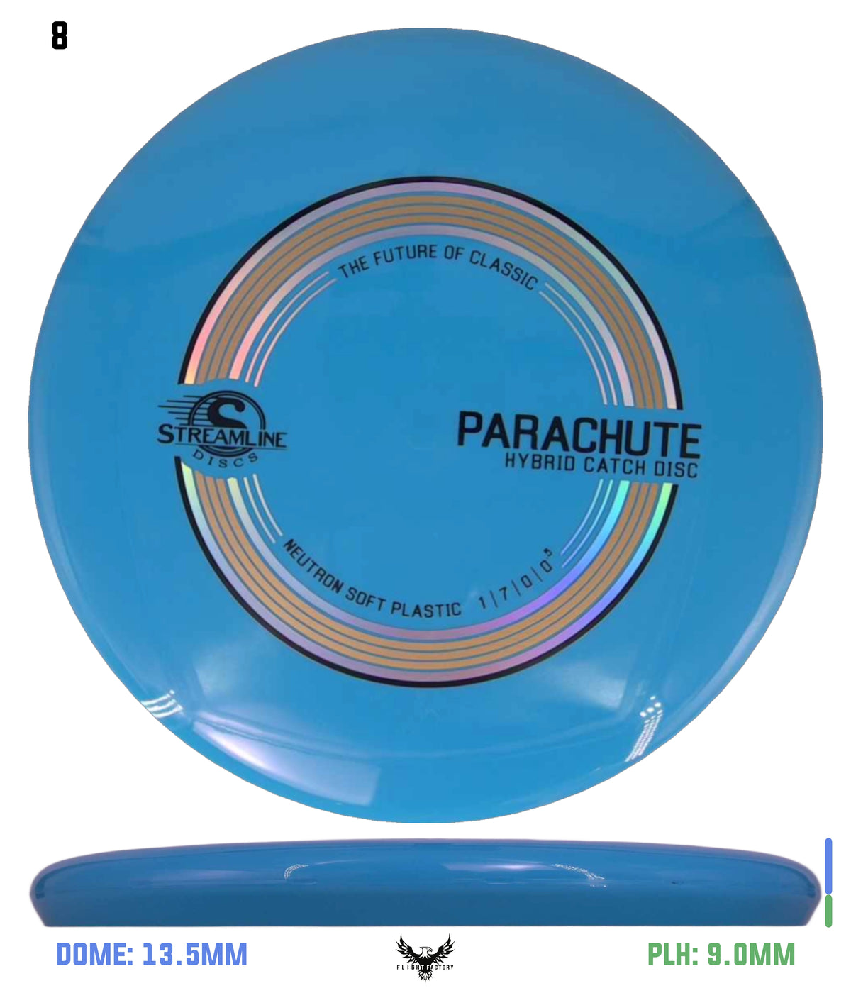Streamline Neutron Soft Parachute - Stock