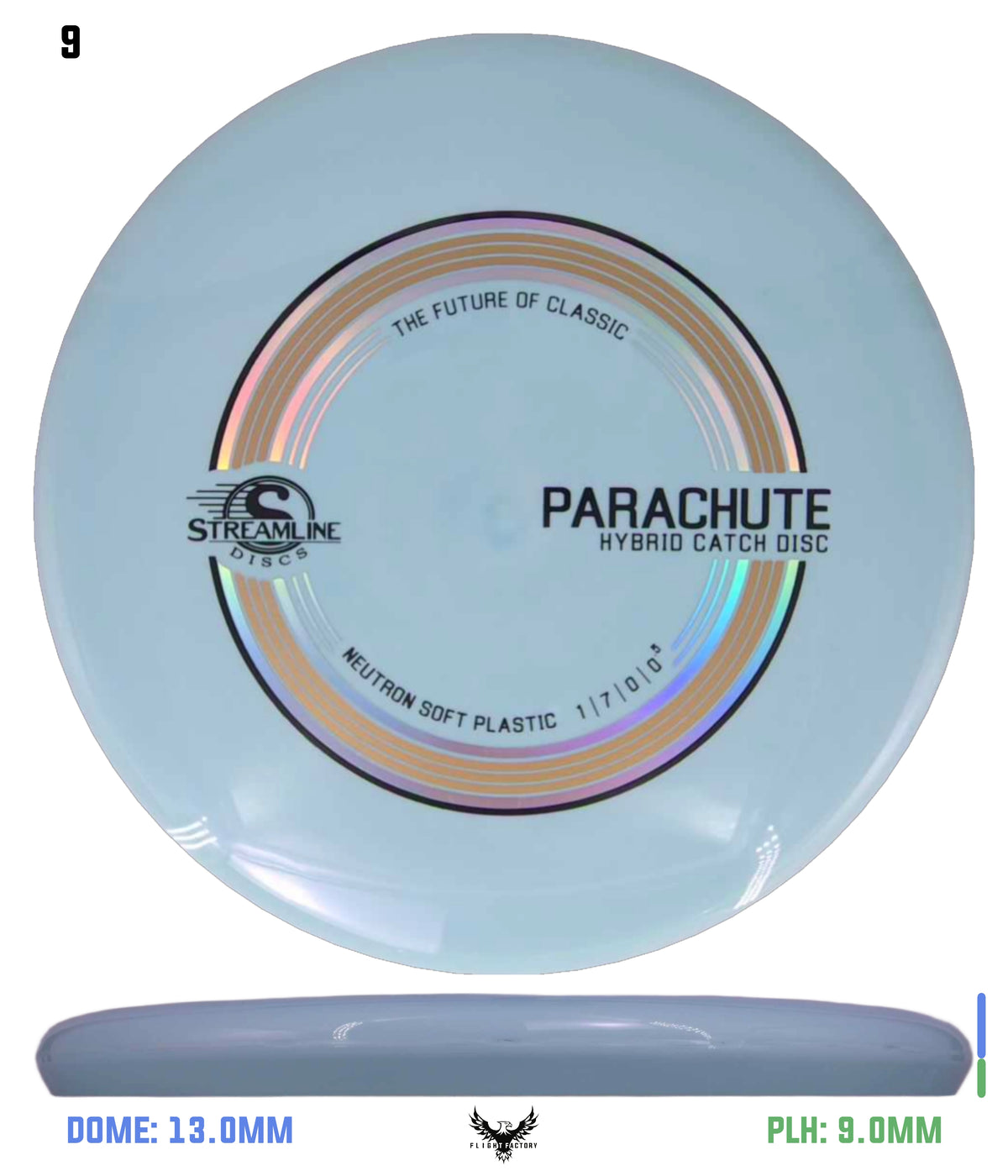 Streamline Neutron Soft Parachute - Stock