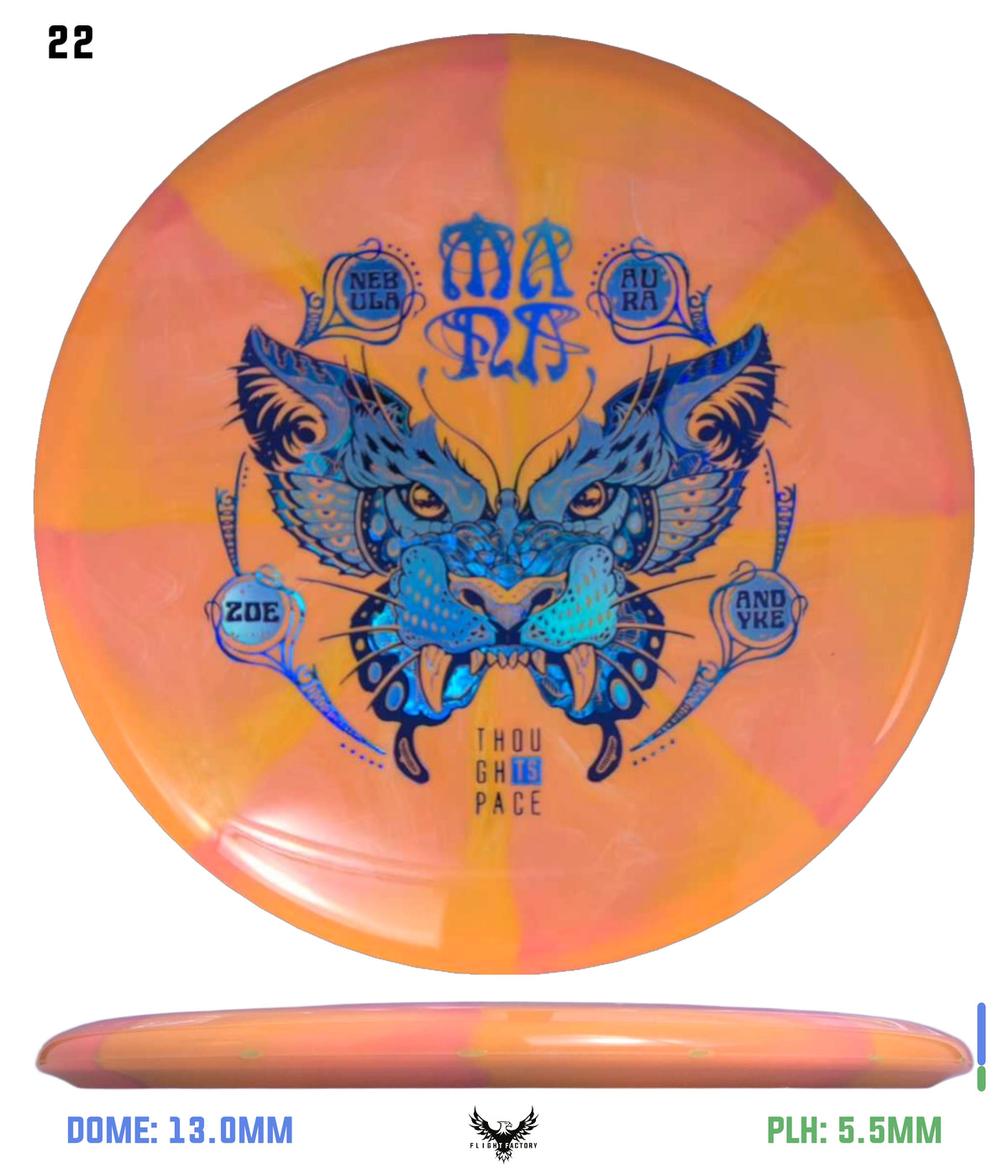 Thought Space Athletics Zoe Andyke 2025 Signature Nebula Aura Mana