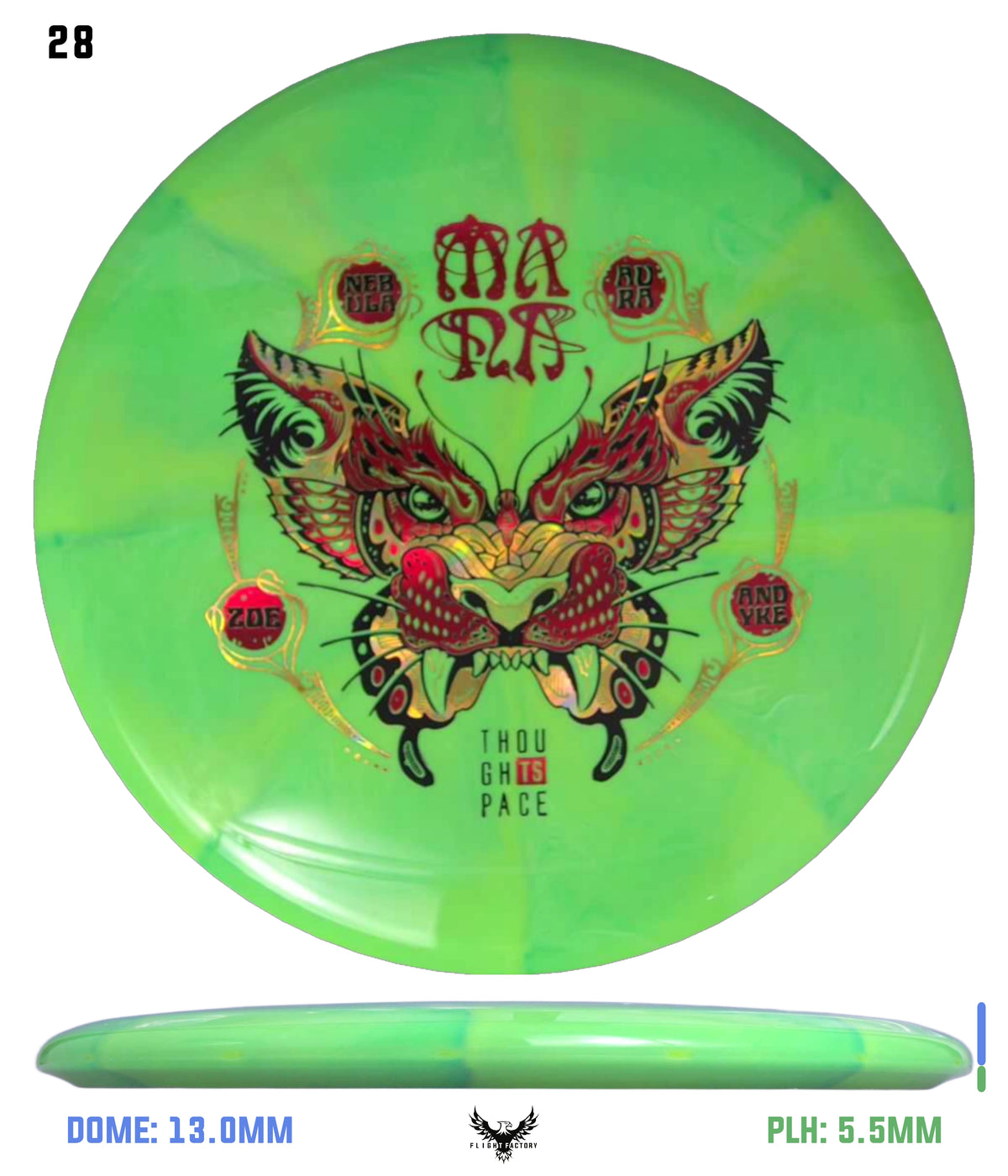 Thought Space Athletics Zoe Andyke 2025 Signature Nebula Aura Mana