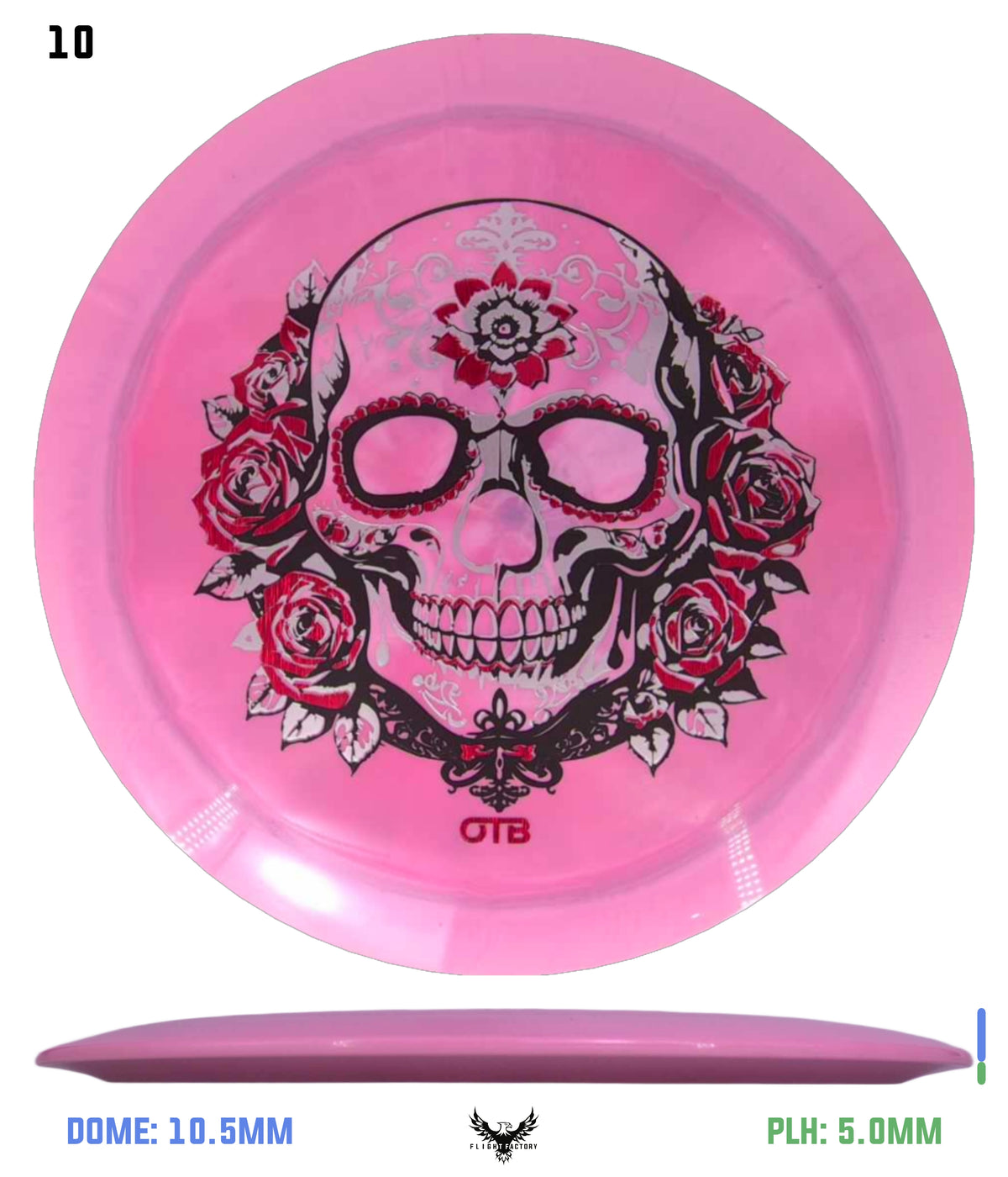 Thought Space Athletics Shimmer Parallel Requiem - OTB Flower Skull