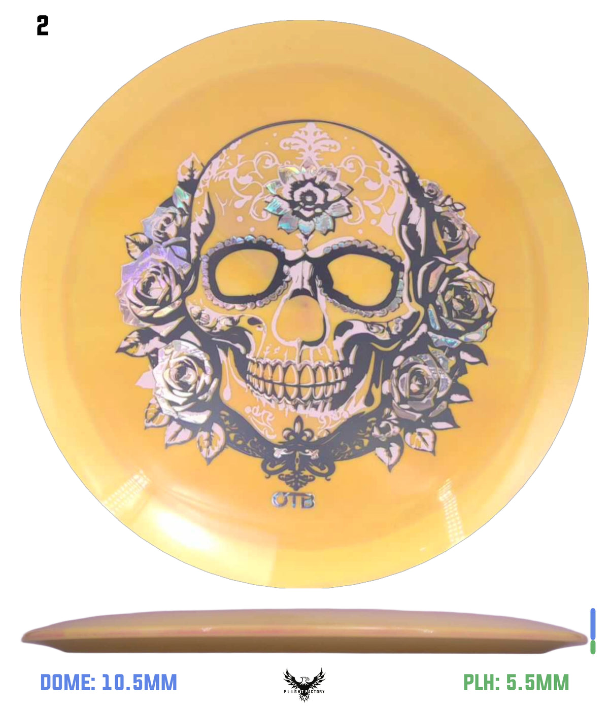 Thought Space Athletics Shimmer Parallel Requiem - OTB Flower Skull
