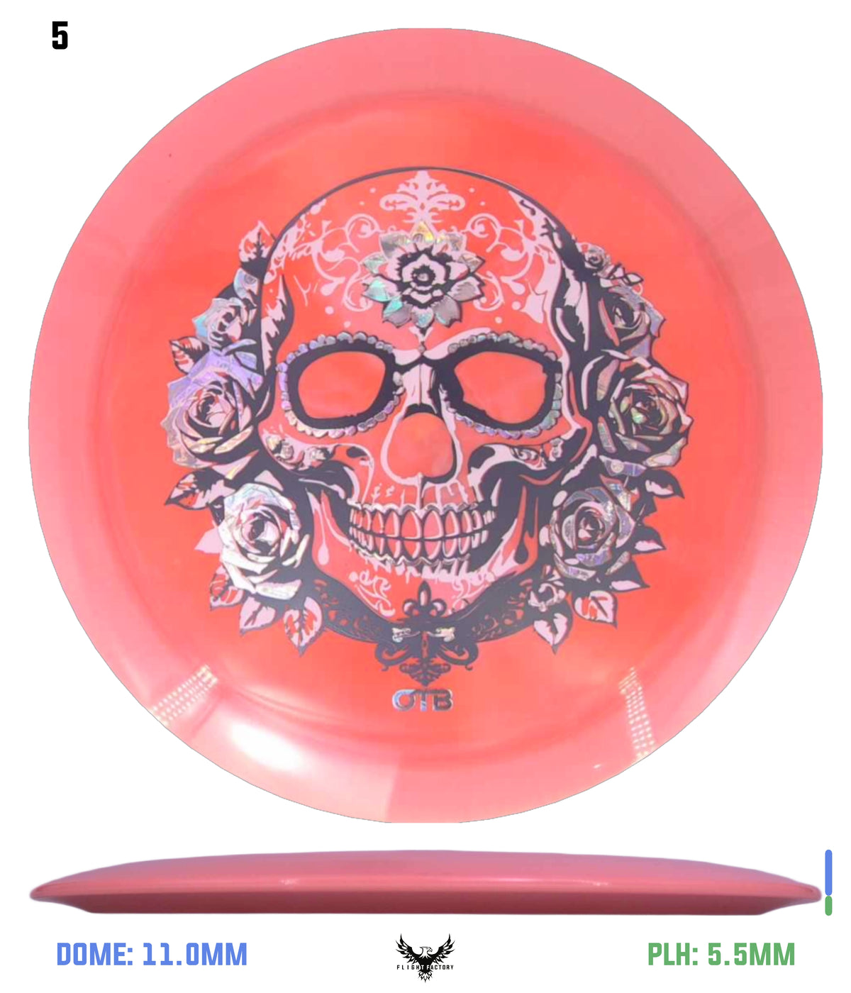 Thought Space Athletics Shimmer Parallel Requiem - OTB Flower Skull