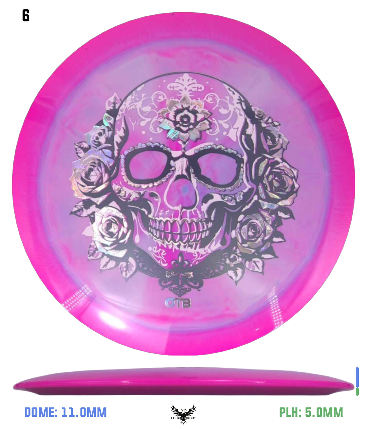 Thought Space Athletics Shimmer Parallel Requiem - OTB Flower Skull