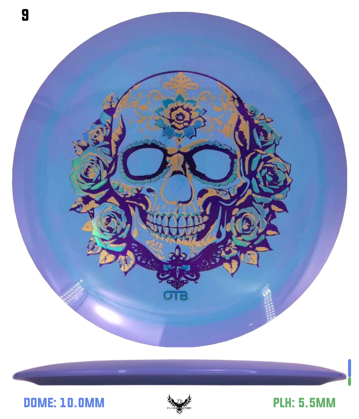 Thought Space Athletics Shimmer Parallel Requiem - OTB Flower Skull