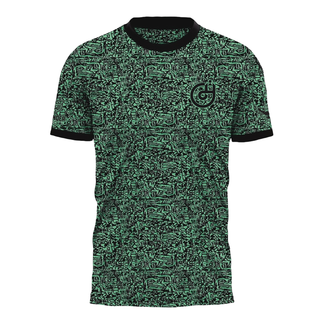 2025Nylon Twill Cotton Jersey T-Shirt新品 Calvin Heimburg 2025 1x Major Jersey - Maze - Flight Factory Discs