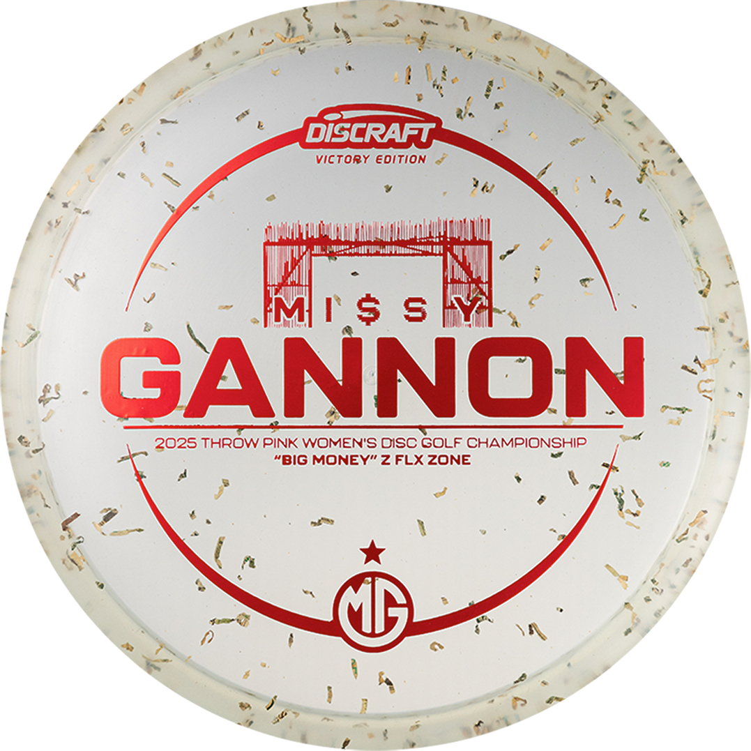 Discraft Shredded Money Z FLX Zone - Missy Gannon TPWDG Champion (PRE-ORDER)