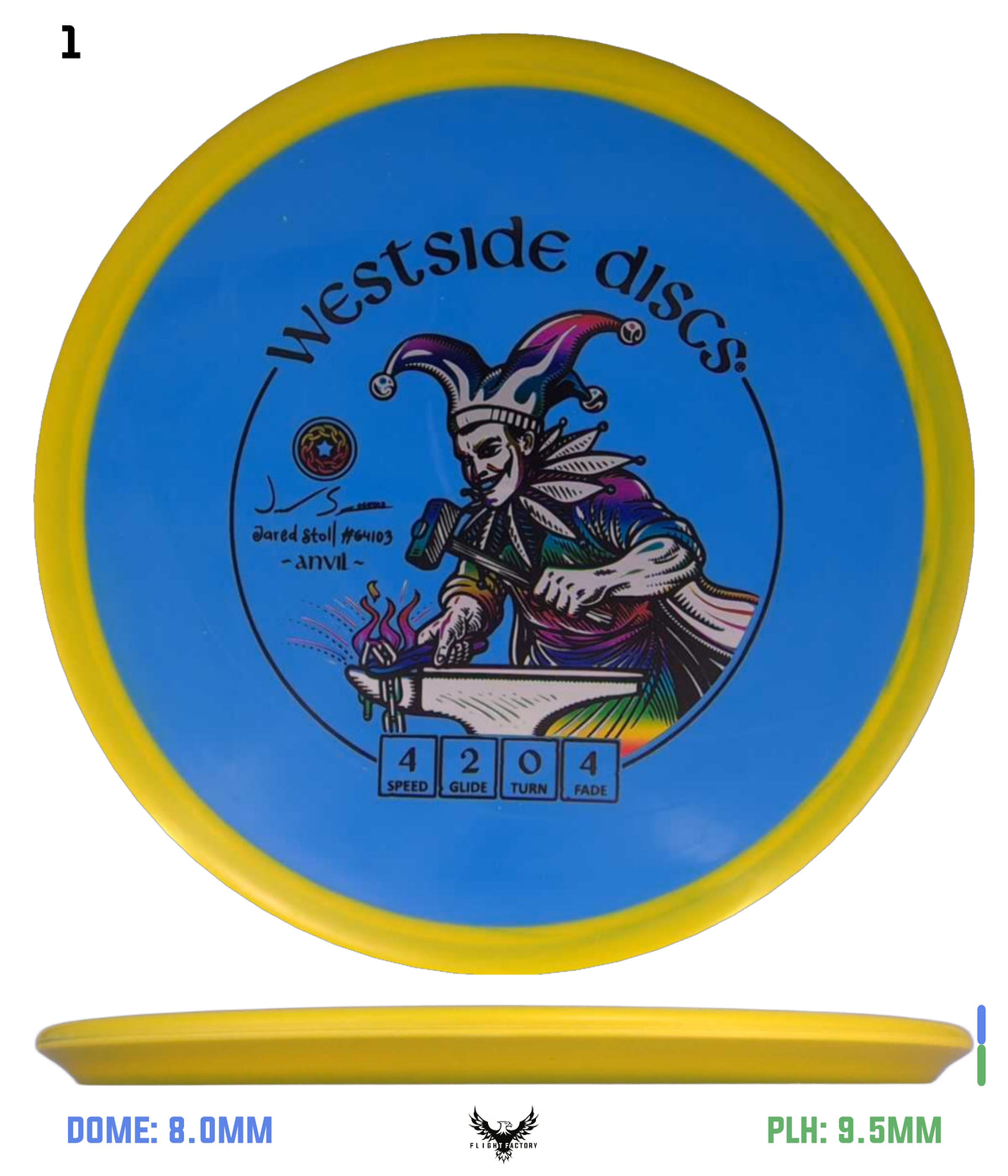 Westside Discs BT Hybrid Orbit Anvil - Jared Stoll 2026 Team Series