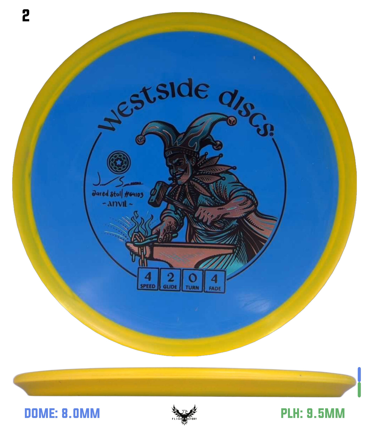 Westside Discs BT Hybrid Orbit Anvil - Jared Stoll 2026 Team Series