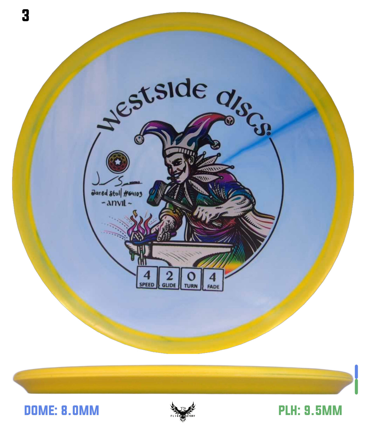Westside Discs BT Hybrid Orbit Anvil - Jared Stoll 2026 Team Series