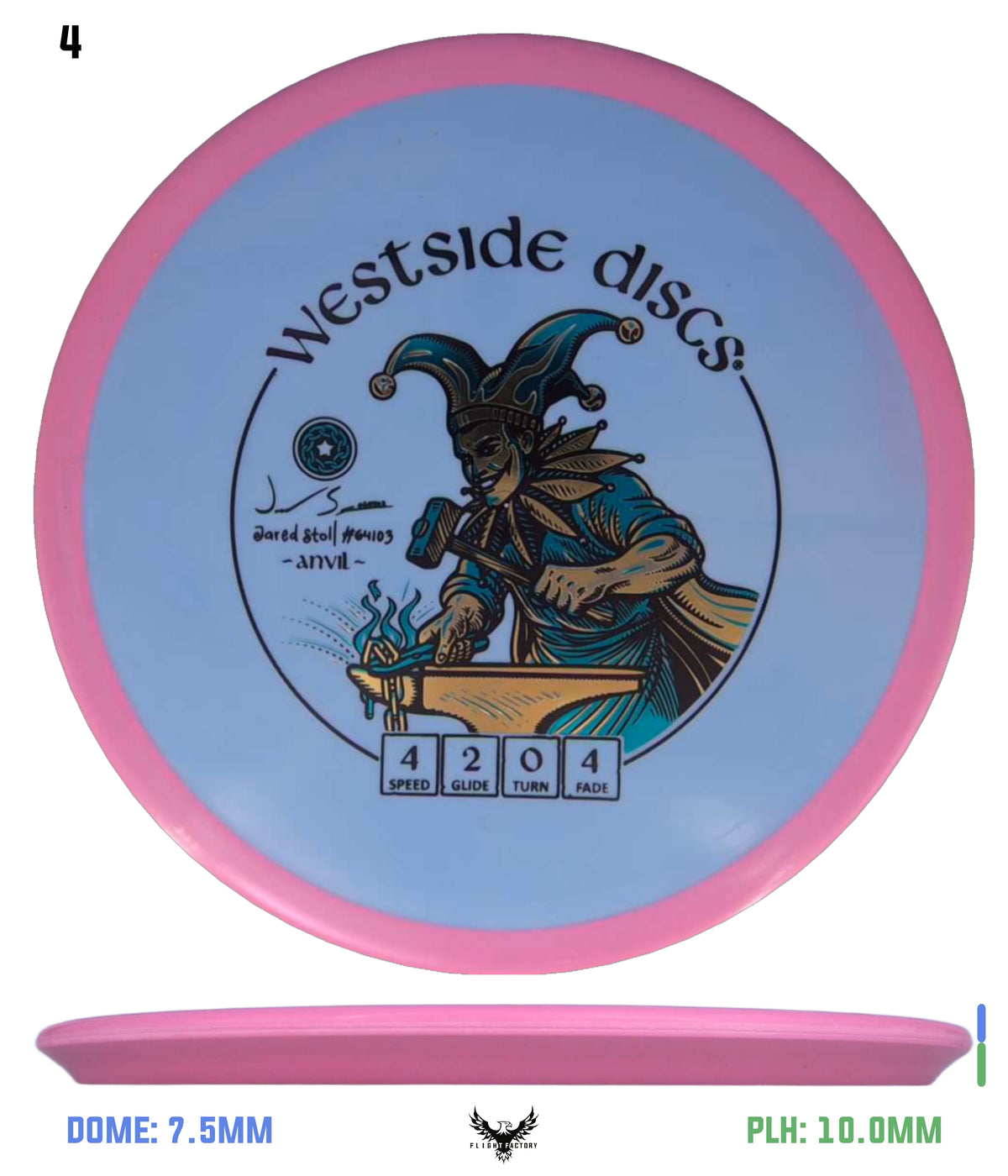 Westside Discs BT Hybrid Orbit Anvil - Jared Stoll 2026 Team Series