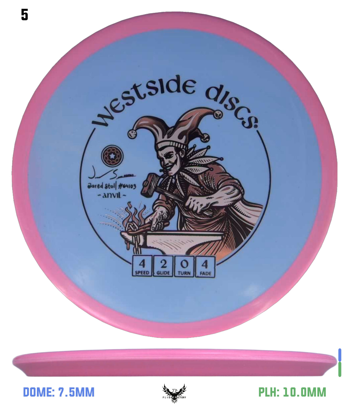 Westside Discs BT Hybrid Orbit Anvil - Jared Stoll 2026 Team Series