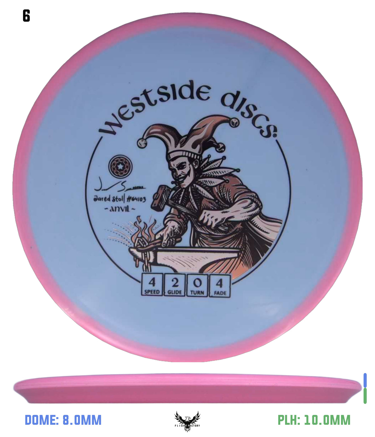Westside Discs BT Hybrid Orbit Anvil - Jared Stoll 2026 Team Series