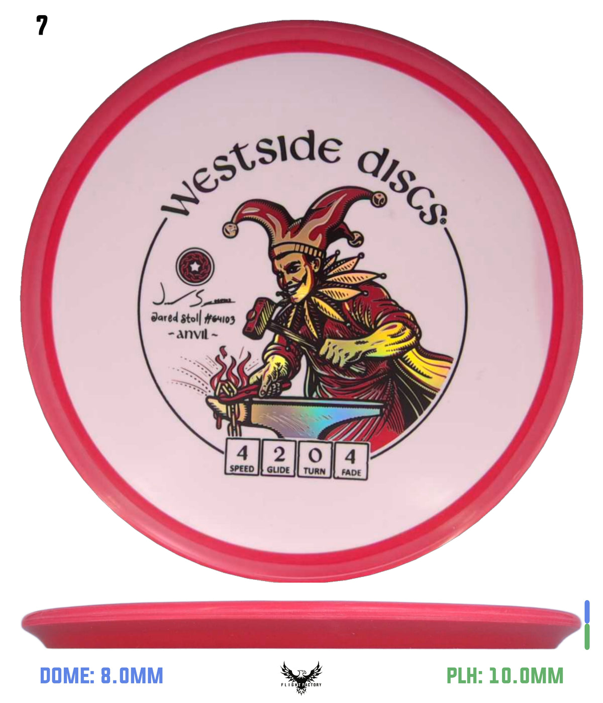 Westside Discs BT Hybrid Orbit Anvil - Jared Stoll 2026 Team Series
