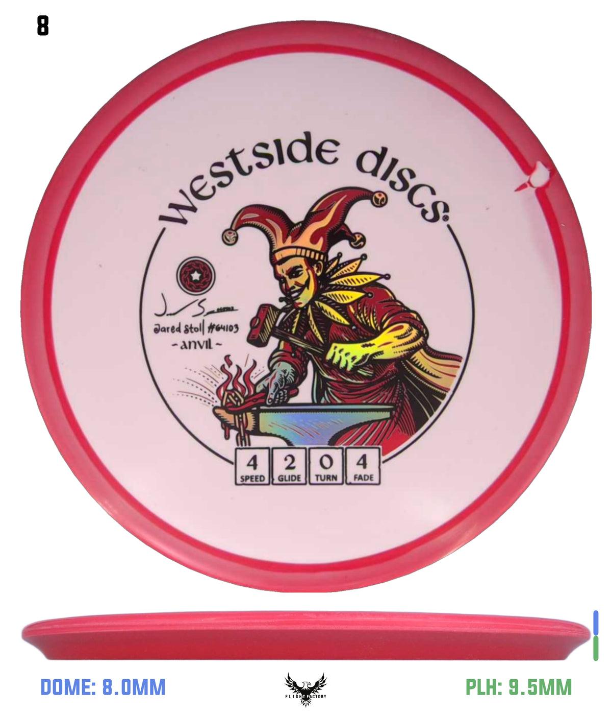 Westside Discs BT Hybrid Orbit Anvil - Jared Stoll 2026 Team Series