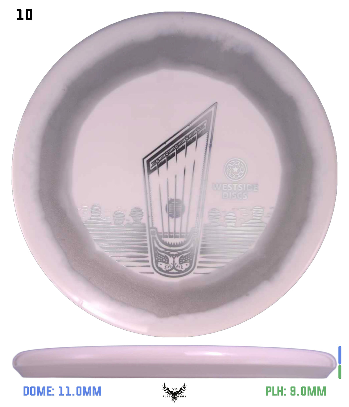 Westside Discs Tournament Ring Harp