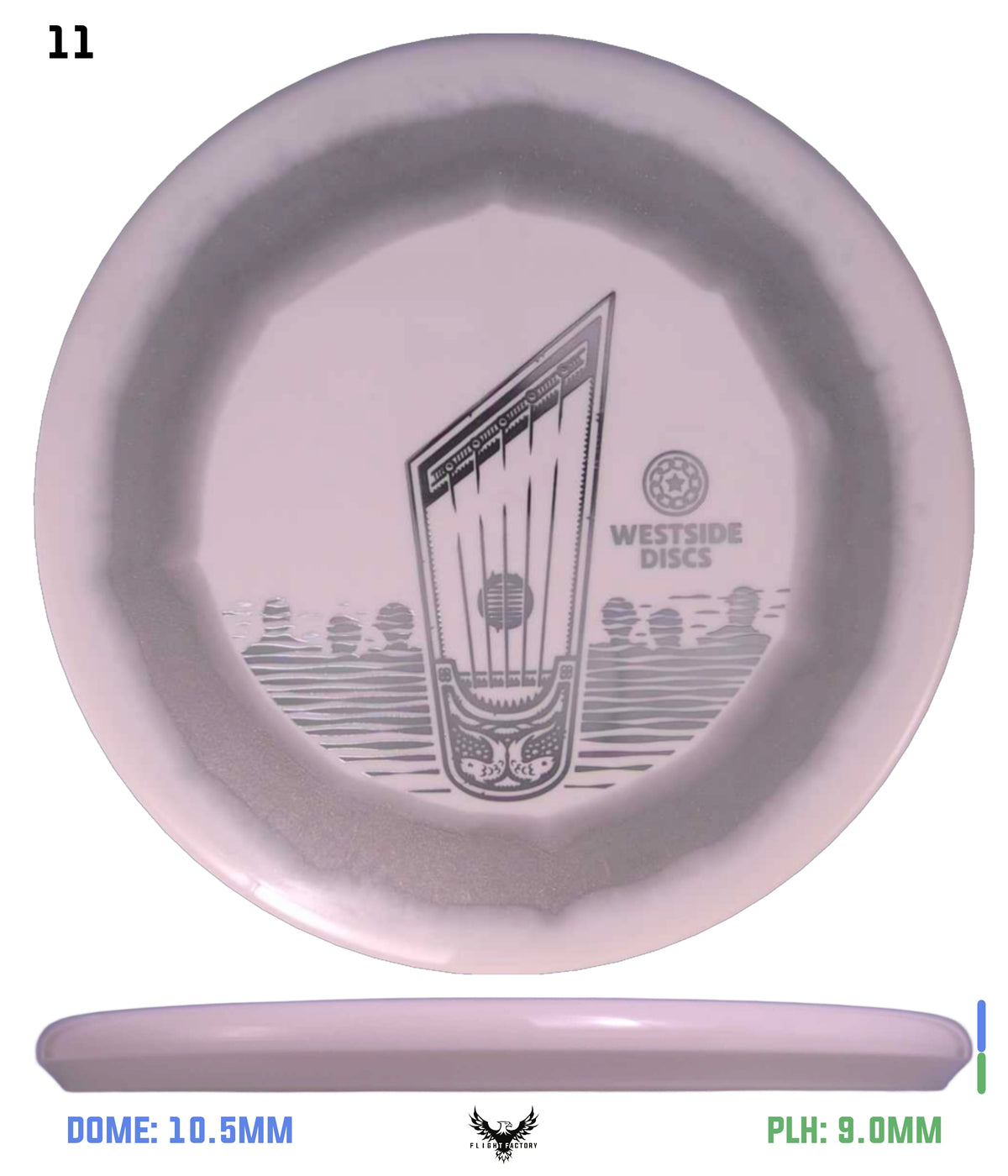 Westside Discs Tournament Ring Harp