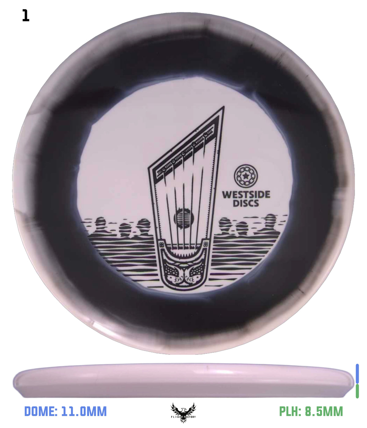 Westside Discs Tournament Ring Harp