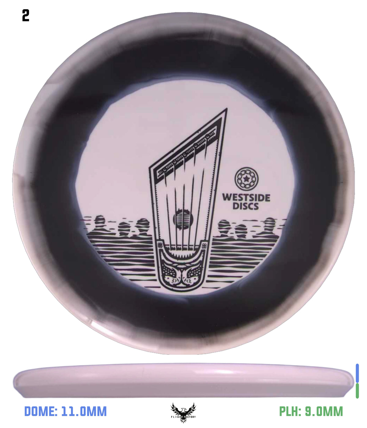 Westside Discs Tournament Ring Harp