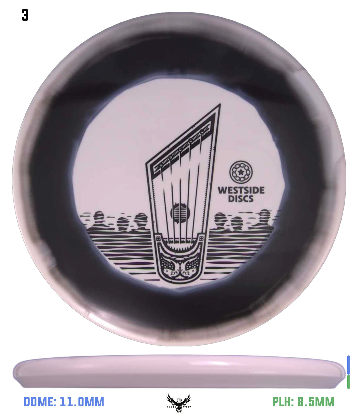 Westside Discs Tournament Ring Harp