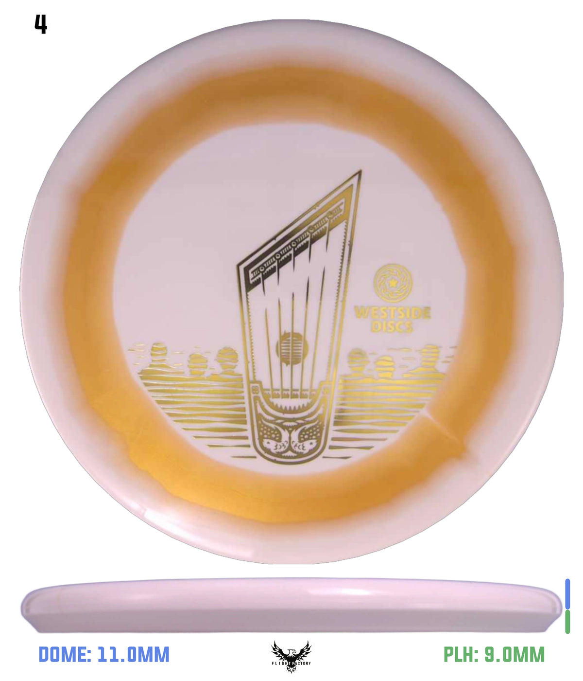 Westside Discs Tournament Ring Harp