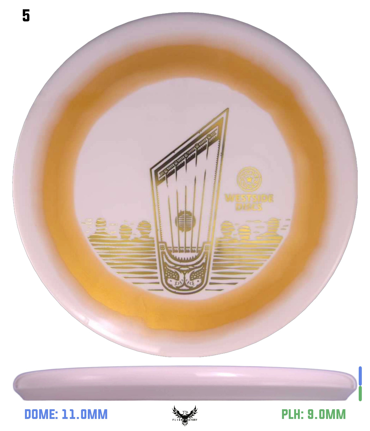 Westside Discs Tournament Ring Harp