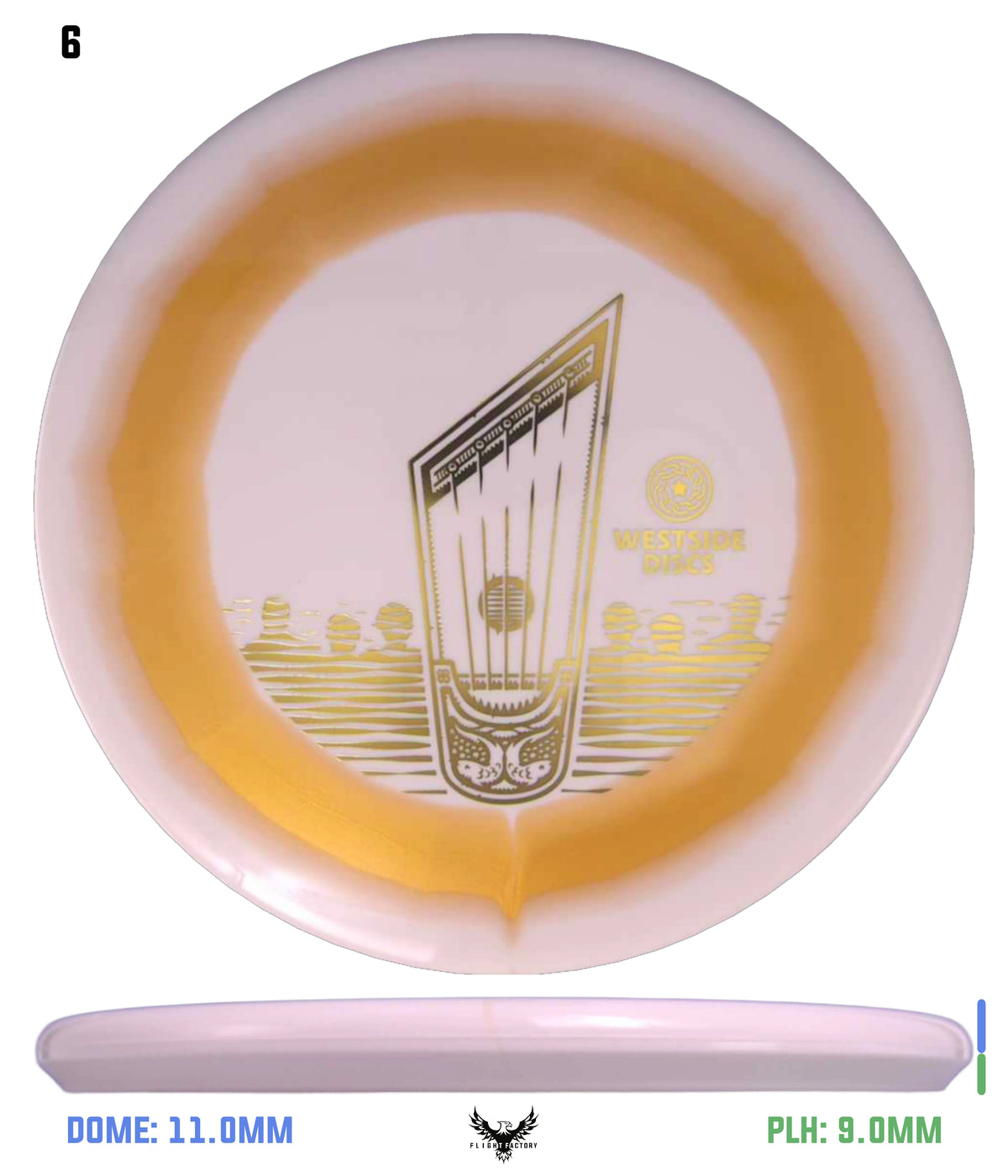 Westside Discs Tournament Ring Harp