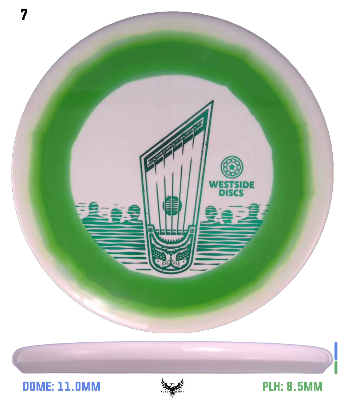 Westside Discs Tournament Ring Harp